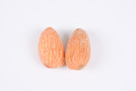 Almond, close up photoの写真素材