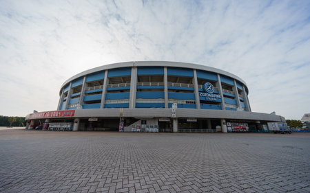 Marine Stadium, Chiba Japanの写真素材