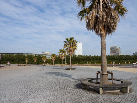 Marine Stadium, Chiba Japanの写真素材