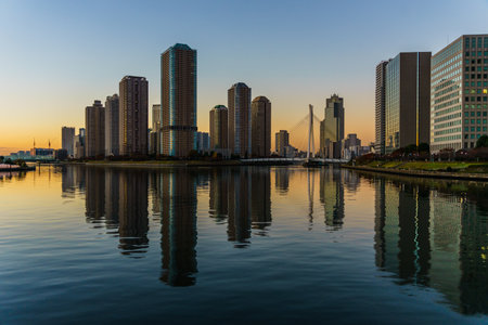Tokyo High rise Apartment Tower Mansion skyscraperの写真素材