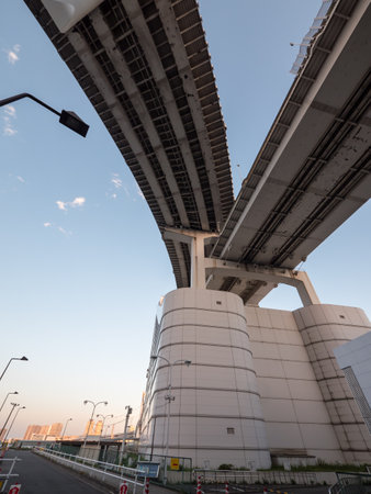 Tokyo Rainbow Bridge Landscapeの写真素材