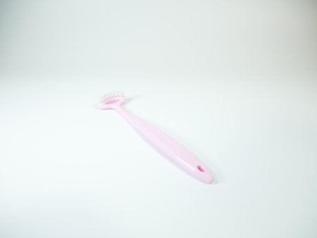 Tongue brushの写真素材