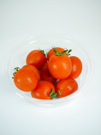 Cherry tomato, close upの写真素材
