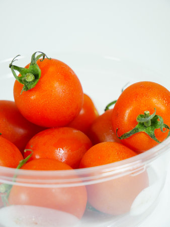 Cherry tomato, close upの写真素材