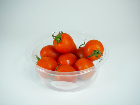 Cherry tomato, close upの写真素材