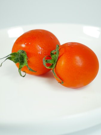 Cherry tomato, close upの写真素材