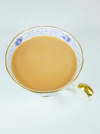 Milk tea, close upの写真素材