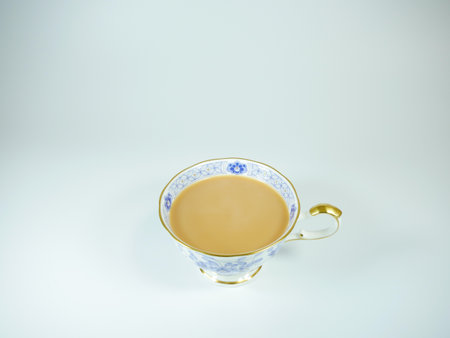 Milk tea, close upの写真素材