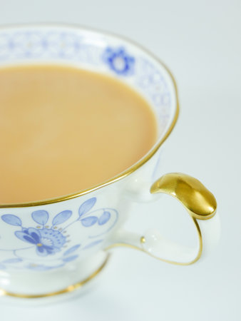 Milk tea, close upの写真素材