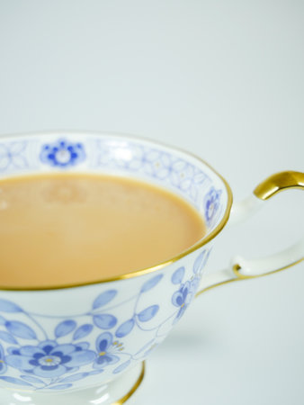 Milk tea, close upの写真素材