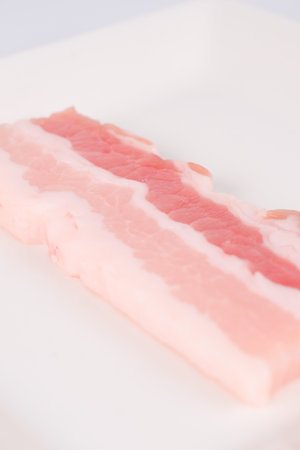 Pork meat sliceの写真素材