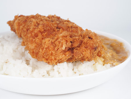 Japanese cutlet curryの写真素材