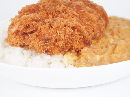 Japanese cutlet curryの写真素材