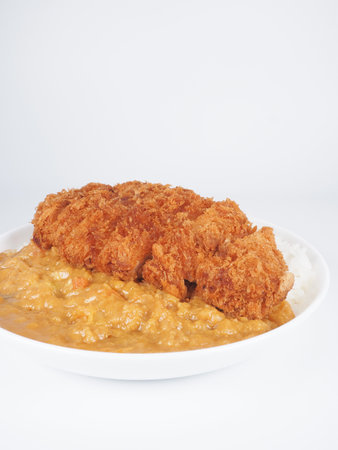 Japanese cutlet curryの写真素材