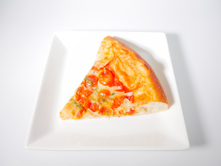 Margherita pizzaの写真素材