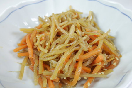 Braised Burdock(Kinpira Gobo)の写真素材