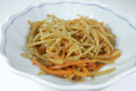 Braised Burdock(Kinpira Gobo)の写真素材