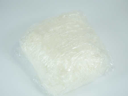 Frozen rice, close upの写真素材