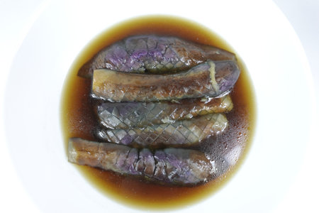 Japanese Stewed eggplantの写真素材