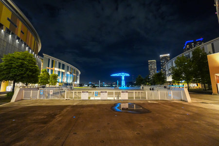 Toyosu Night View, Japan Tokyo August 2023