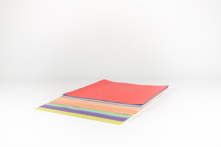 Japanese culture origami colored paperの写真素材