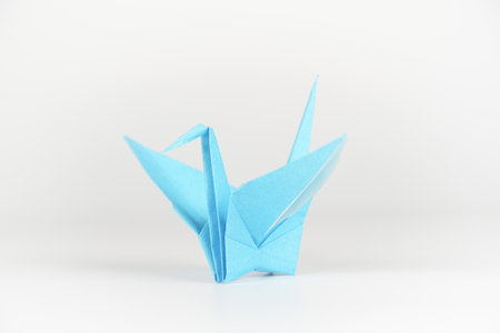 Japanese culture origami crane paper craft Orizuruの写真素材