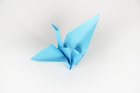 Japanese culture origami crane paper craft Orizuruの写真素材