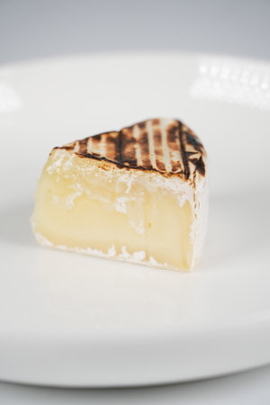 Roasted camembert cheeseの写真素材