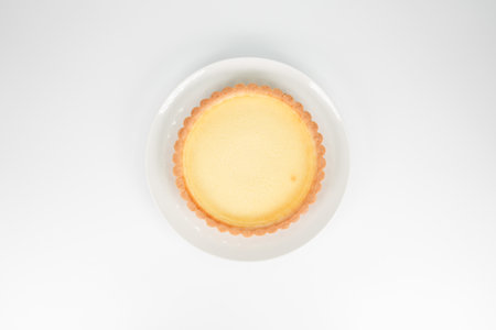 Cheese tart one holeの写真素材