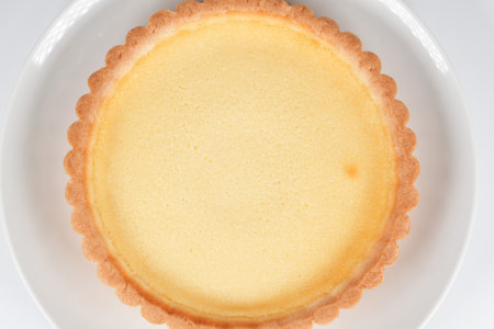 Cheese tart one holeの写真素材