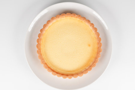 Cheese tart one holeの写真素材