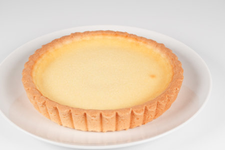 Cheese tart one holeの写真素材