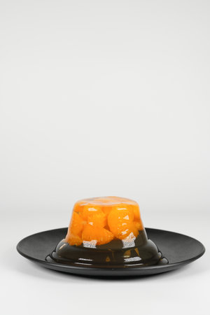 Mandarin orange jellyの写真素材