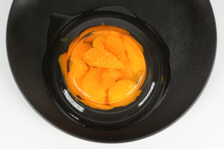 Mandarin orange jellyの写真素材