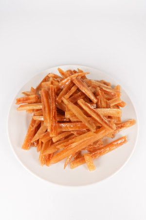 Japanese sweet potato sticks Imo kenpiの写真素材