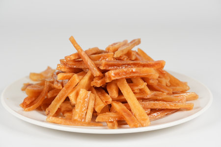 Japanese sweet potato sticks Imo kenpiの写真素材