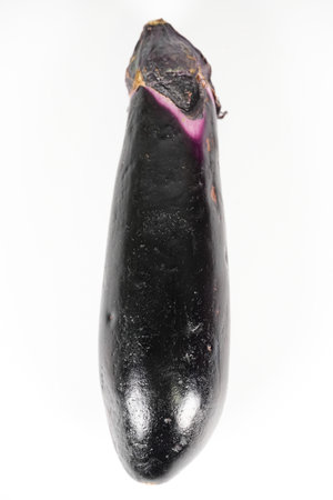 Eggplant, close up foodの写真素材