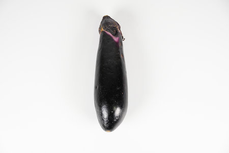 Eggplant, close up foodの写真素材