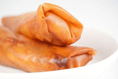 Spring roll egg rollの写真素材