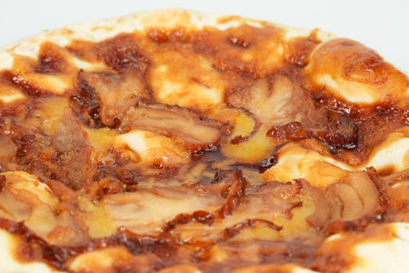 Teriyaki chicken pizzaの写真素材