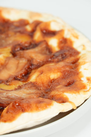 Teriyaki chicken pizzaの写真素材