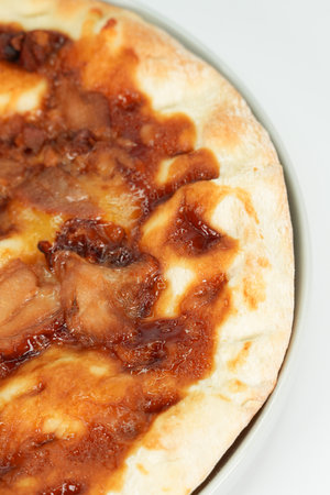 Teriyaki chicken pizzaの写真素材