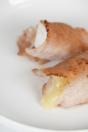 Pork cheese rollの写真素材