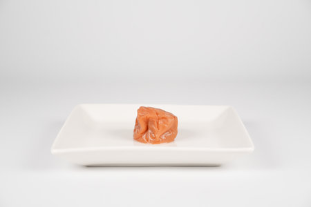 Salted plum Japan umeboshiの写真素材