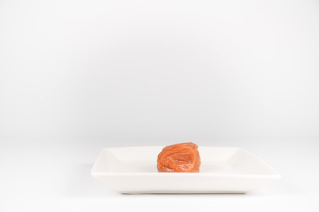 Salted plum Japan umeboshiの写真素材