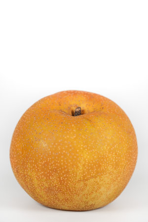 Japanese Pear fruit, close up foodの写真素材