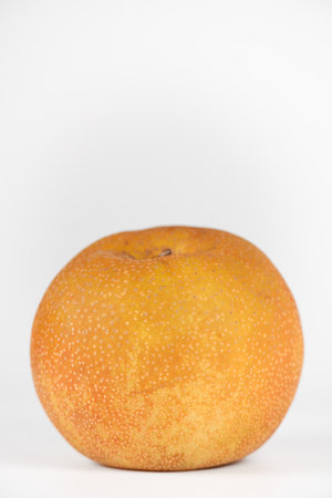Japanese Pear fruit, close up foodの写真素材