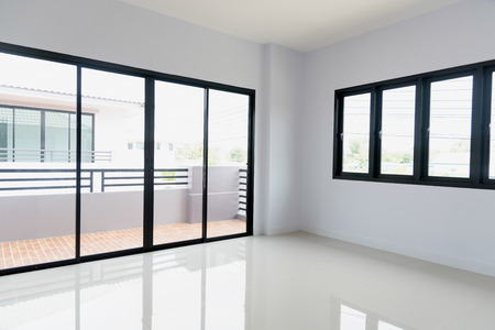 white room in a houseの写真素材