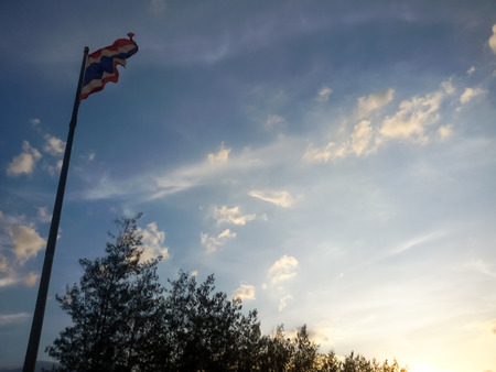 thai flagの写真素材