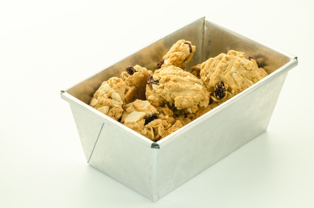 homemade cookies in the trayの写真素材